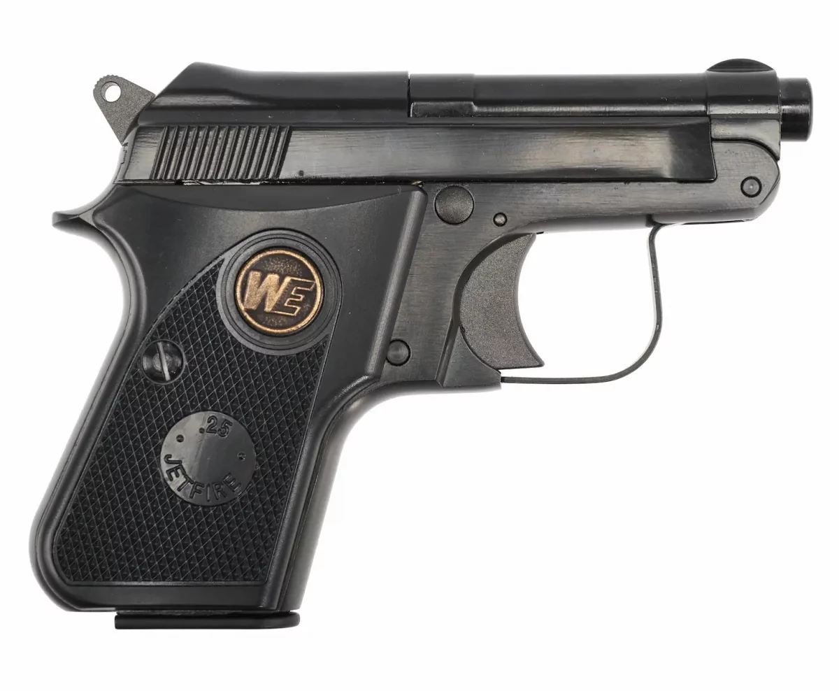 Страйкбольный пистолет WE Beretta 950 Jetfire (WE-CT002-BK-WE950, черный, Gas)