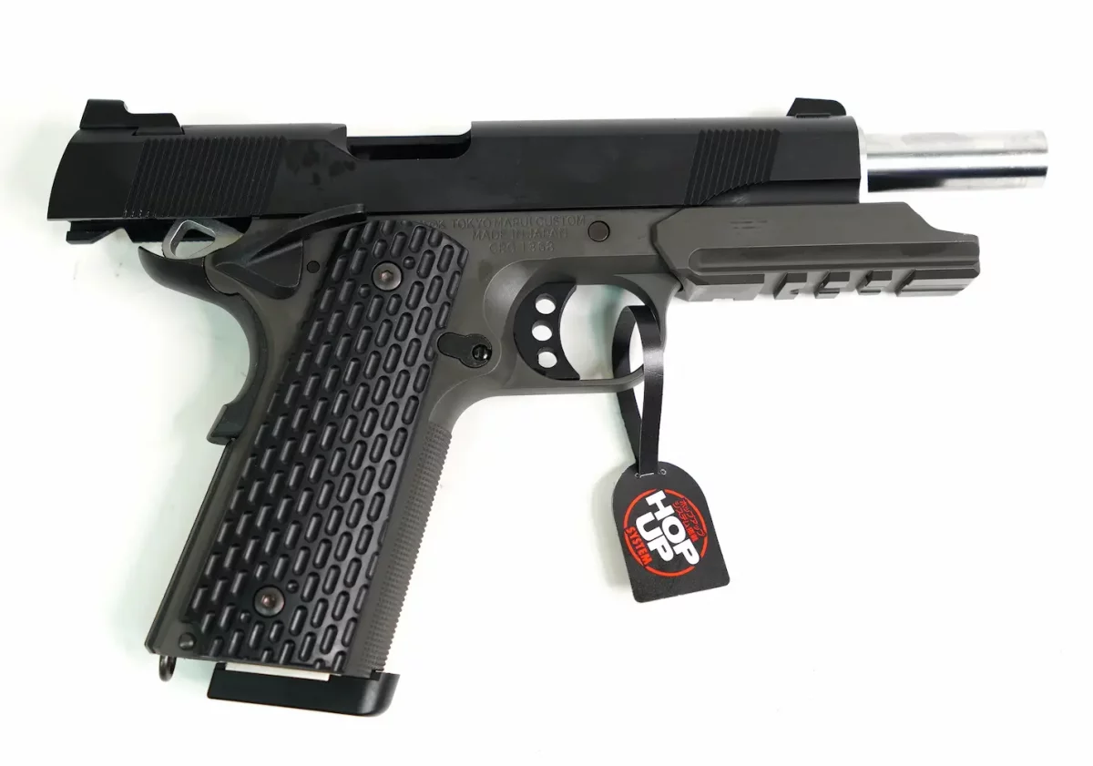 Страйкбольный пистолет Tokyo Marui Colt M1911A1 Night Warrior — GBB, 6 мм, Hop-Up, Picatinny