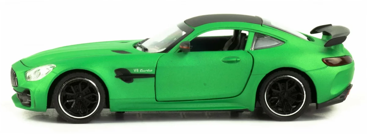Металлическая машинка Mercedes-AMG V8 TURBO green 1:24
