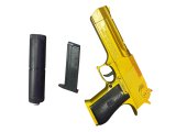 Пистолет Desert Eagle SMALL с глушителем, золотой