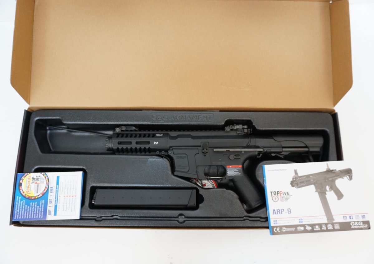 Страйкбольный пистолет-пулемет G&G ARP 9 (EGC-ARP-9MM-BNB-NCM)