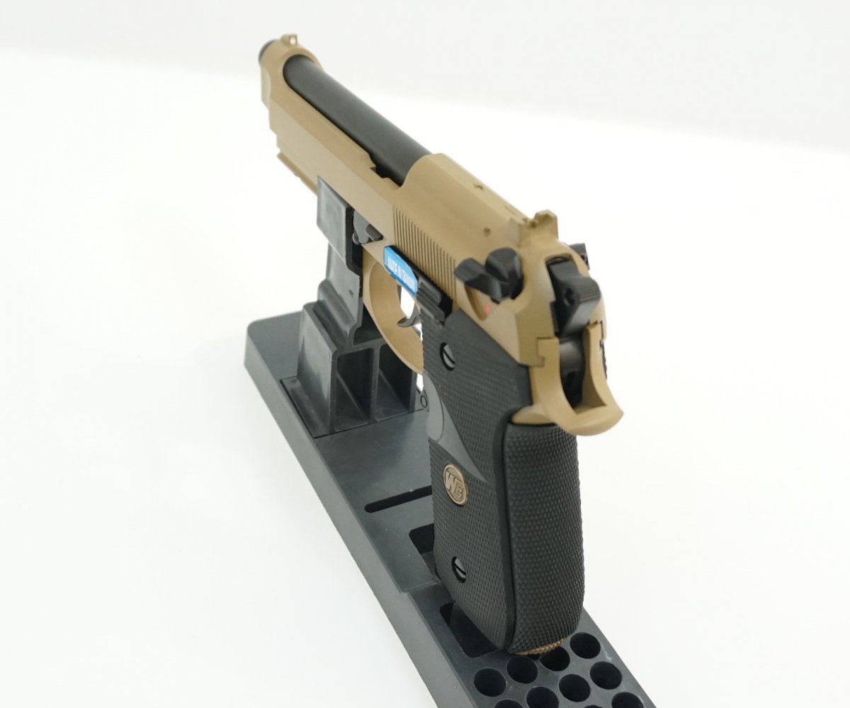 Страйкбольный пистолет WE Beretta M9A1 Rail Tan (WE-M009)