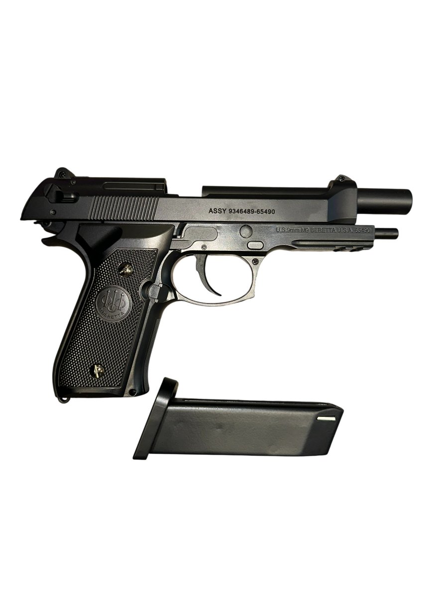 Пистолет Beretta M92 1:1 6мм, разборный, чёрный