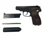 Страйкбольный пистолет WE WE-MA001-BK (6 мм, Makarov 654K)