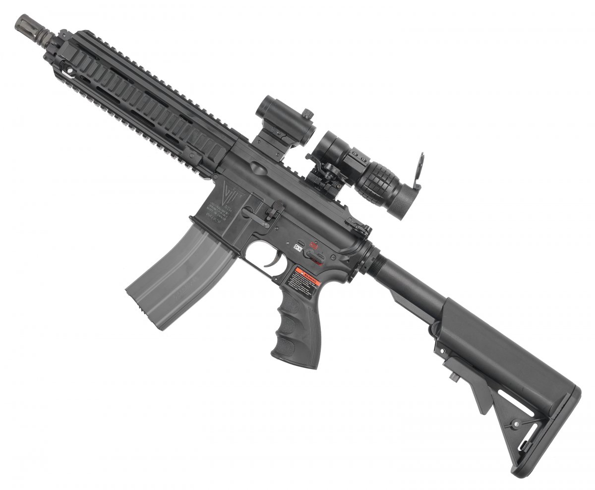 Страйкбольный автомат G&G T4-18 Black (HK416) TGR-418-SHT-BBB-NCM