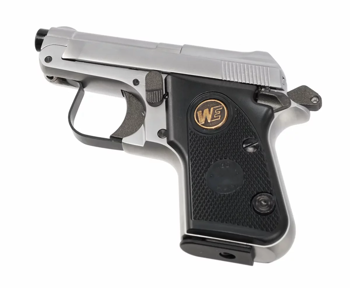 Страйкбольный пистолет WE Beretta 950 Jetfire SILVER (WE-CT002-SV)