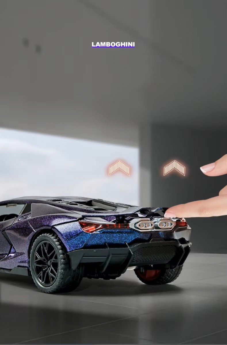 Металлическая машинка Lamborghini Revuelto 1:32 Хамелеон