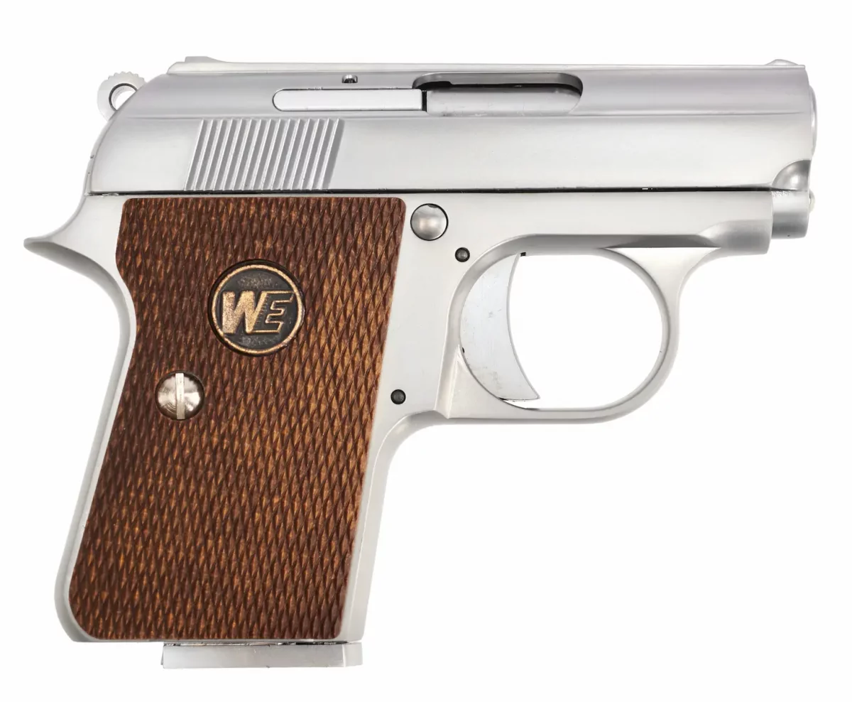 Страйкбольный пистолет WE Colt .25 SILVER (WE-CT001-SV)