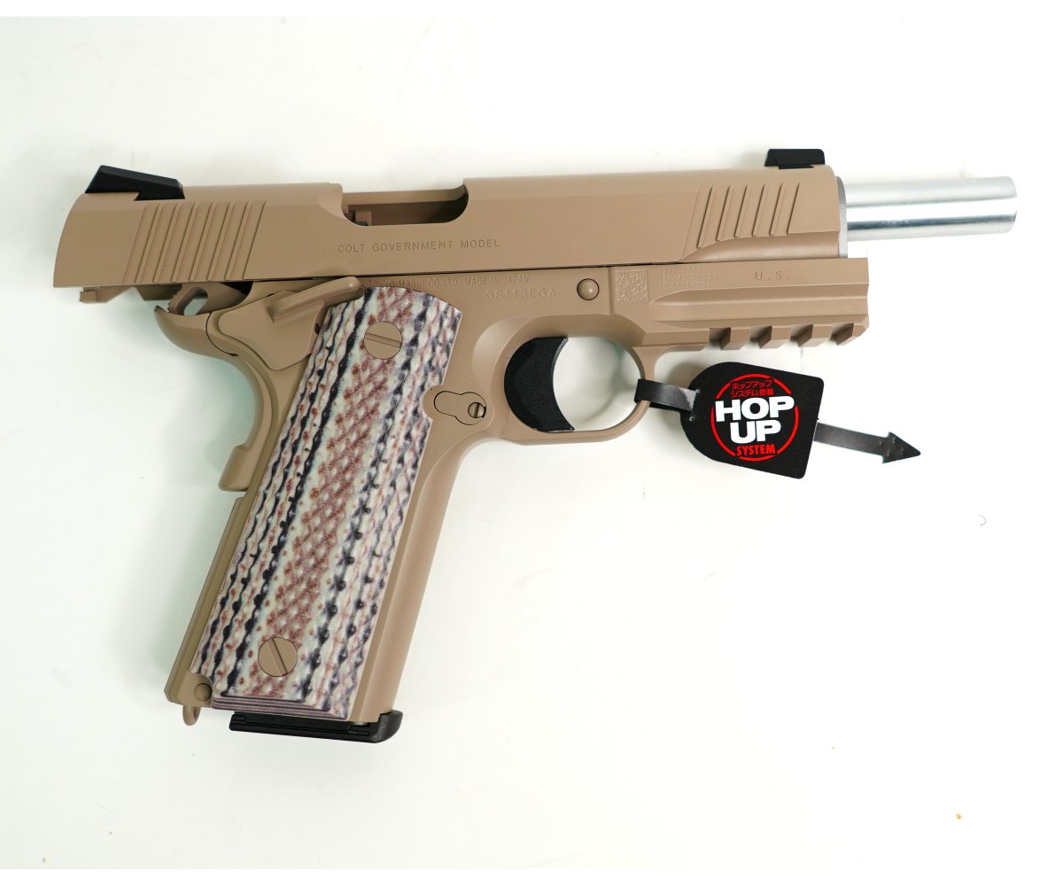 Страйкбольный пистолет Tokyo Marui Colt M45A1 Tan GBB