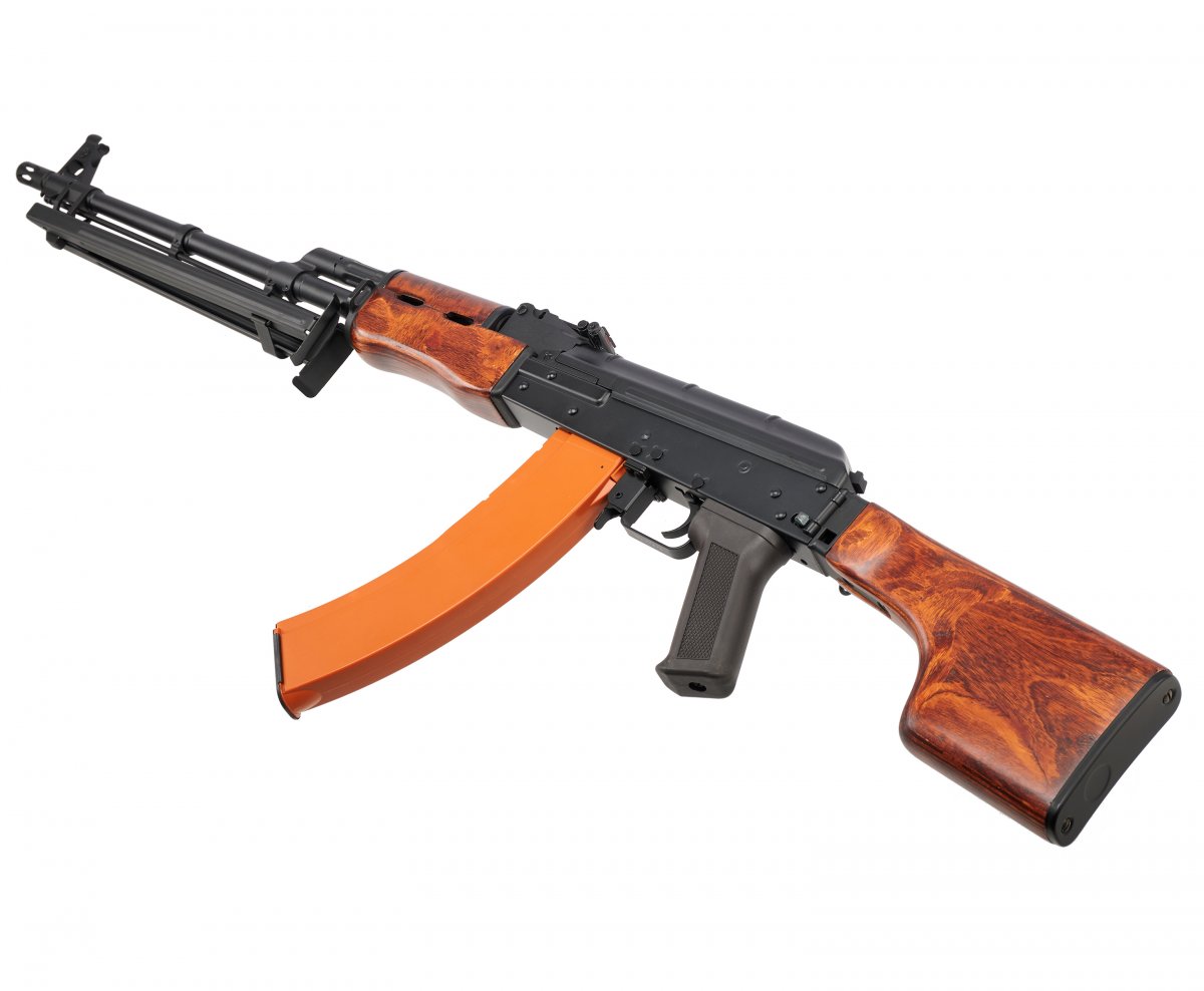 Страйкбольный пулемет Cyma РПКС-74, дерево, скл. приклад (CM.052S)