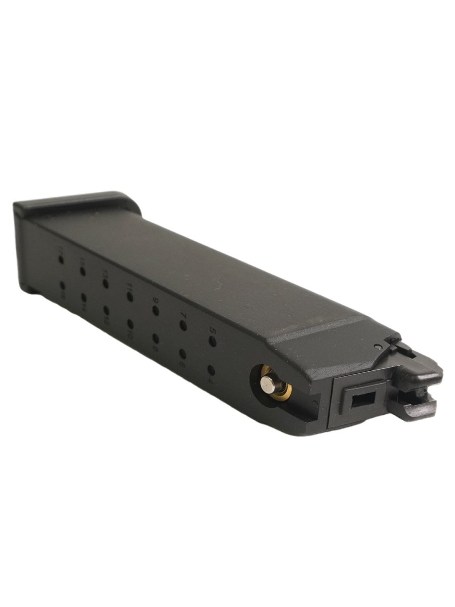 Магазин KP-17.GAS-M для G17 GBB GAS (KJW), металлический, 23 шара, совместим с WE