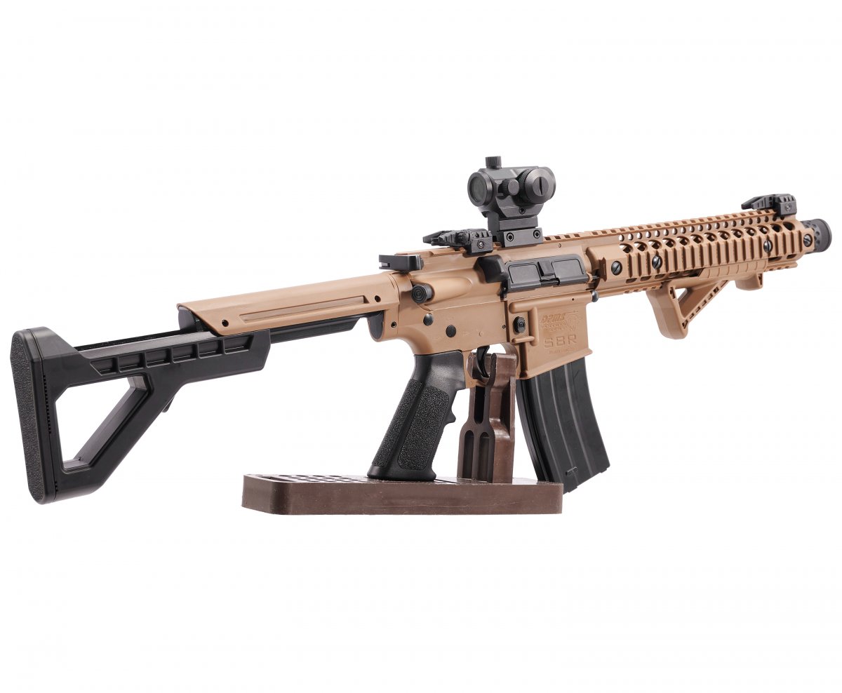Пневматическая винтовка Crosman DPMS SBR Full Auto (AR15, 3 Дж) TAN