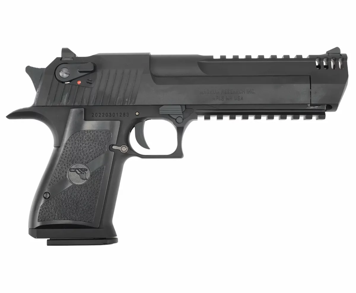 Страйкбольный пистолет WE Desert Eagle L6 (WE-950509) — чёрный, металл, GBB, 6 мм