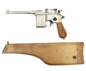 Страйкбольный пистолет WE WE-712-SV (6 мм, Mauser 712 с прикладом)