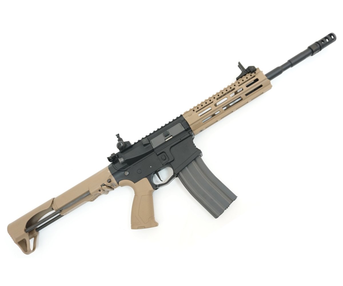 Страйкбольный автомат G&G CM16 Raider L 2.0E Desert (EGC-16P-R2E-DNB-NCM)