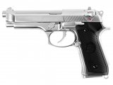 Страйкбольный пистолет WE Beretta M92 GBB Chrome (WE-M002)