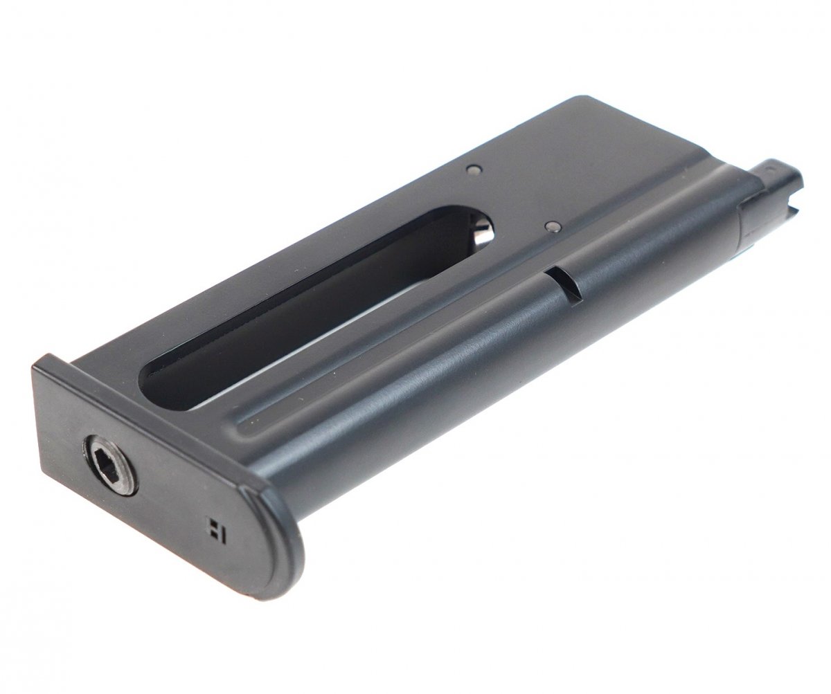 Магазин DESERT EAGLE CO2 Black (WE), металлический, 27 шаров, под баллон CO₂ (арт. CG-DEMC01)