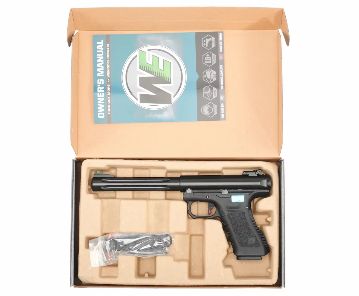 Страйкбольный пистолет WE Galaxy Premium L (WE-GX01PL-BK) — чёрный, GBB, 6 мм