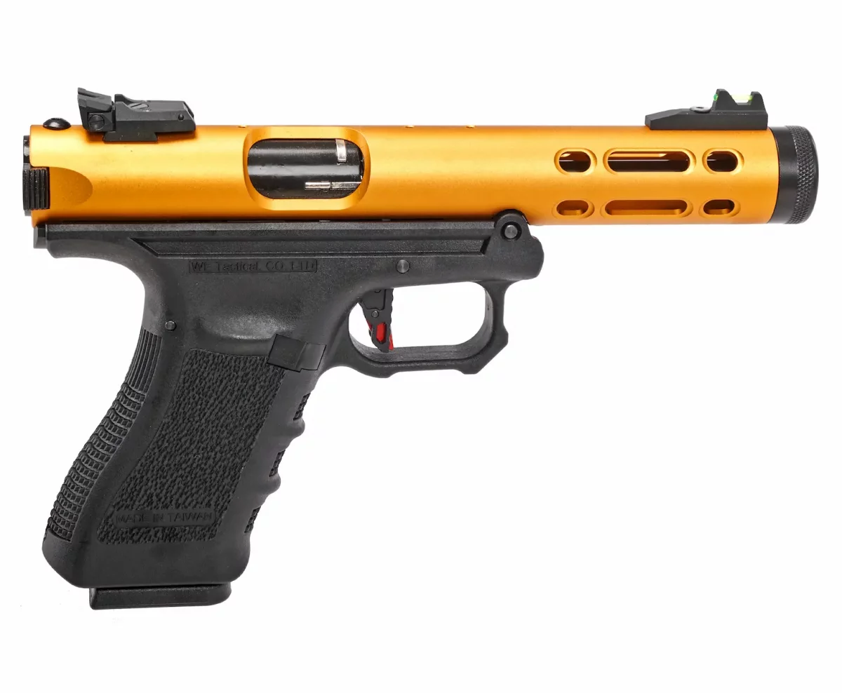 Страйкбольный пистолет WE Galaxy (Gold, 6 мм, GBB, Gas, WE-GX01A-GD)