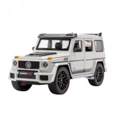 Металлическая машинка Mercedes-Benz G800 Brabus 1:18 белая