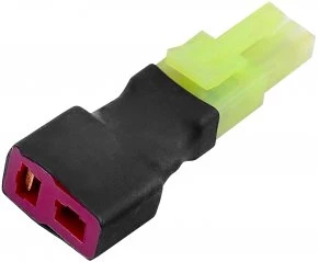 Переходник без провода Battery Adapter T-Connector (T-Deans) МАМА → Mini Tamiya ПАПА (AS-BA0078)