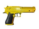 Пистолет Desert Eagle SMALL с глушителем, золотой