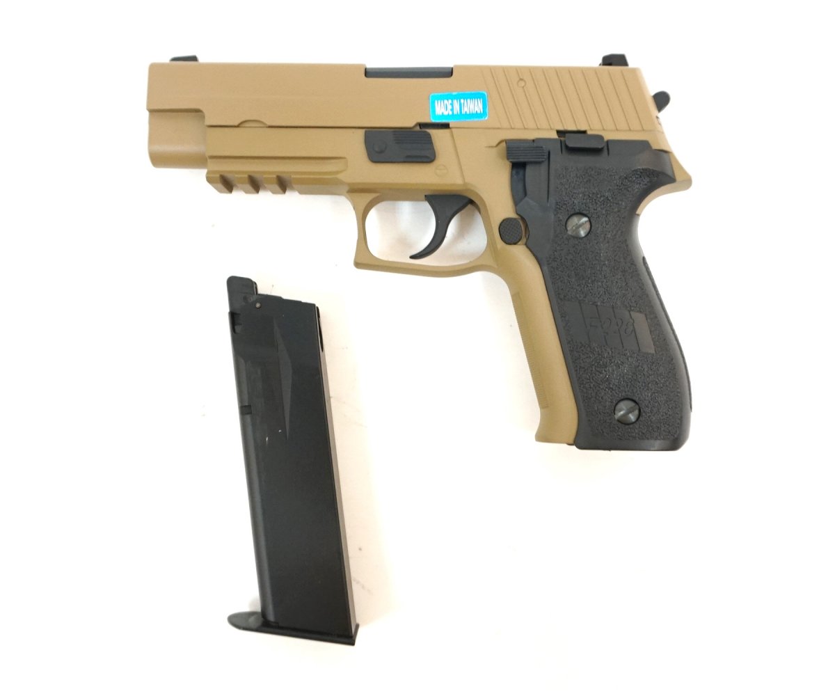 Страйкбольный пистолет WE SigSauer P226 Mk.25 Tan (WE-F003-TAN)