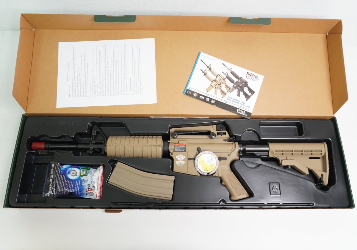 Страйкбольный автомат G&G CM16 Carbine M4A1 Desert (EGC-16P-CAR-DNB-NCM)