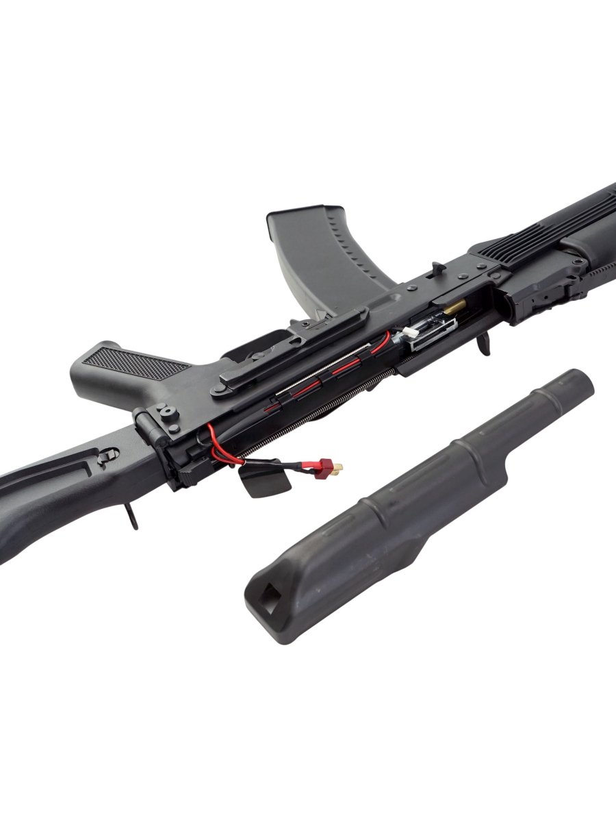 Страйкбольный автомат CYMA CM053C RK-74M PLATINUM (складной пластиковый приклад), 115-120 м/с, чёрный