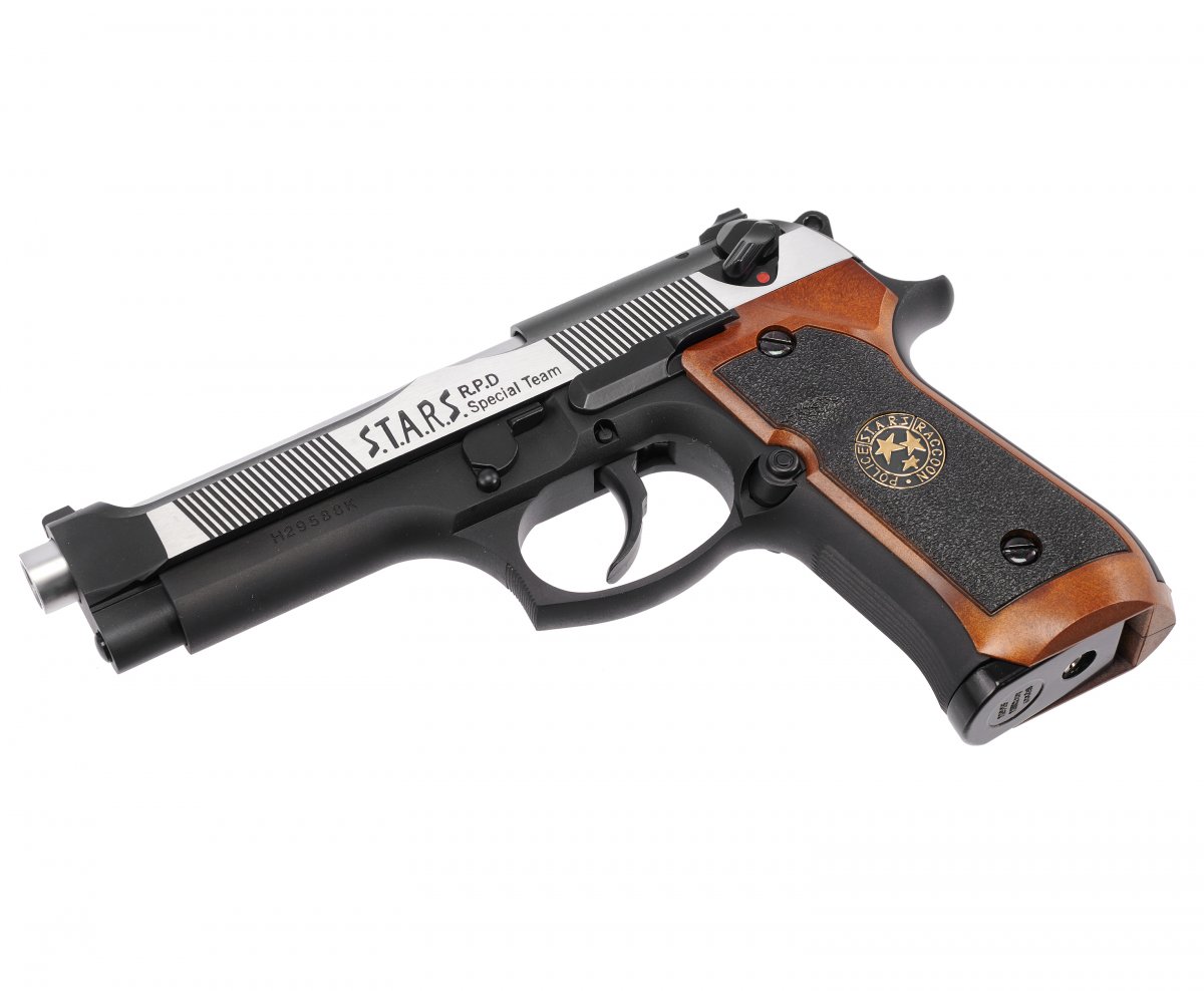 Пистолет WE-M92SPS-BK 2T Beretta M92 BioHazard S.T.A.R.S