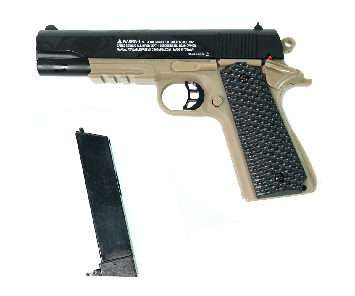 Пневматический пистолет Crosman S1911 (Colt) комплект