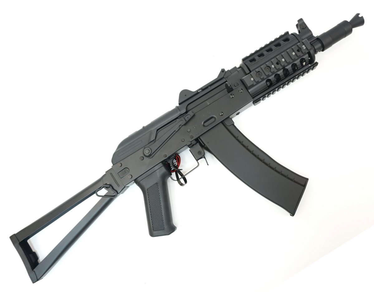 Страйкбольный автомат Cyma RКС-74У, тактическое цевье (CM.045C)