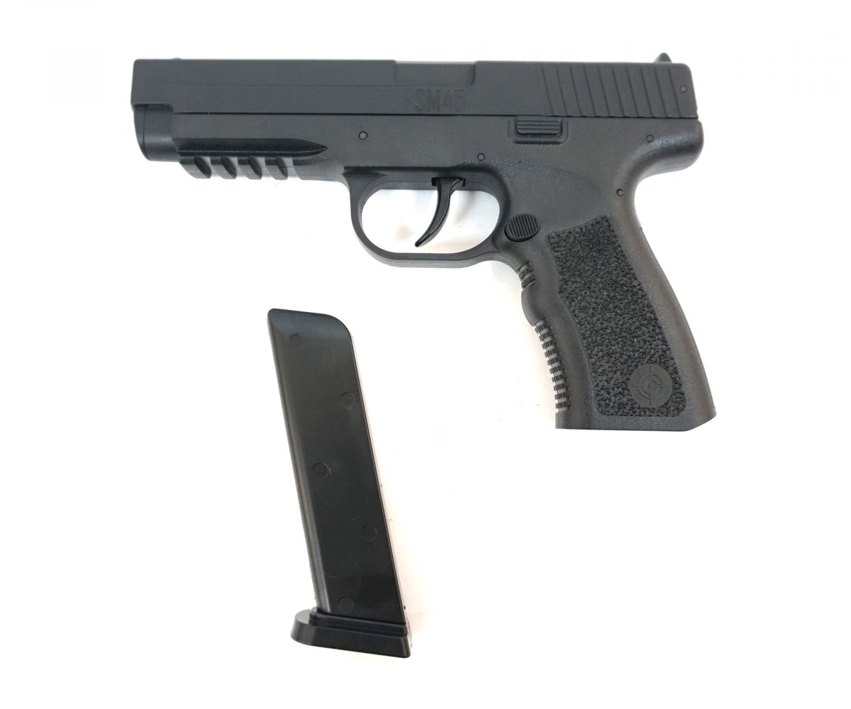 Пневматический пистолет Crosman PSM45 (Glock 17)
