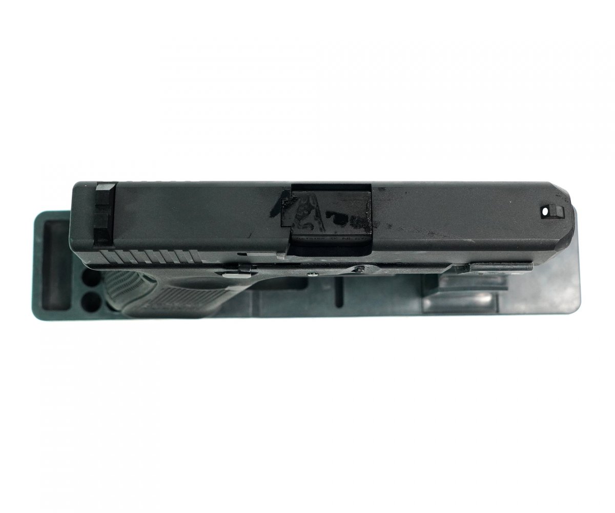 Страйкбольный пистолет WE Glock-19 Gen.5, сменные накладки (WE-G003VB-BK)