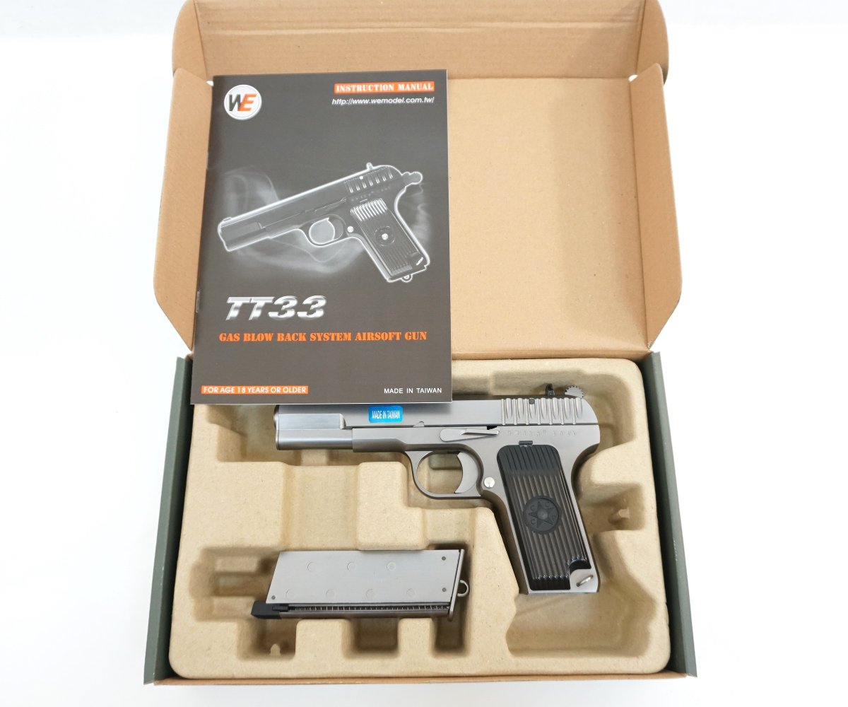 Страйкбольный пистолет WE TT Silver (WE-E012-SV)