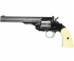 Пневматический револьвер ASG Schofield 6 Plated Steel 4.5 мм (S&W)