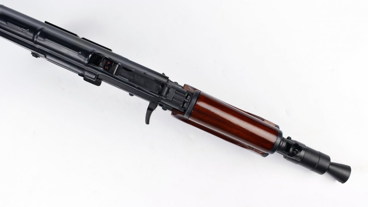 Страйкбольный автомат E&L ELAKS74UN (RКС-74У), сталь, дерево