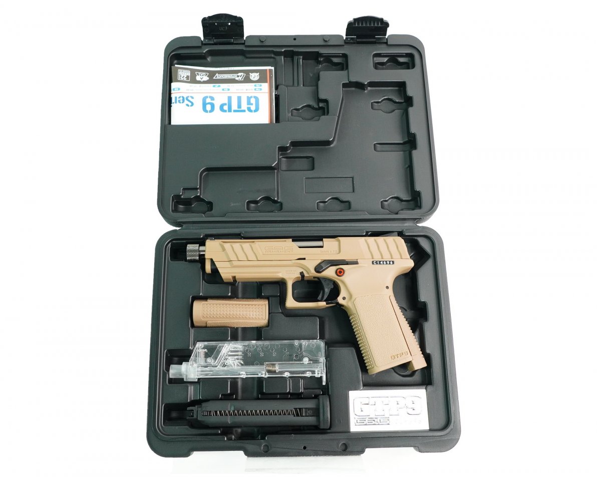 Страйкбольный пистолет G&G GTP 9 Desert EU (GAS-GPM-TP9-DBB-ECM)