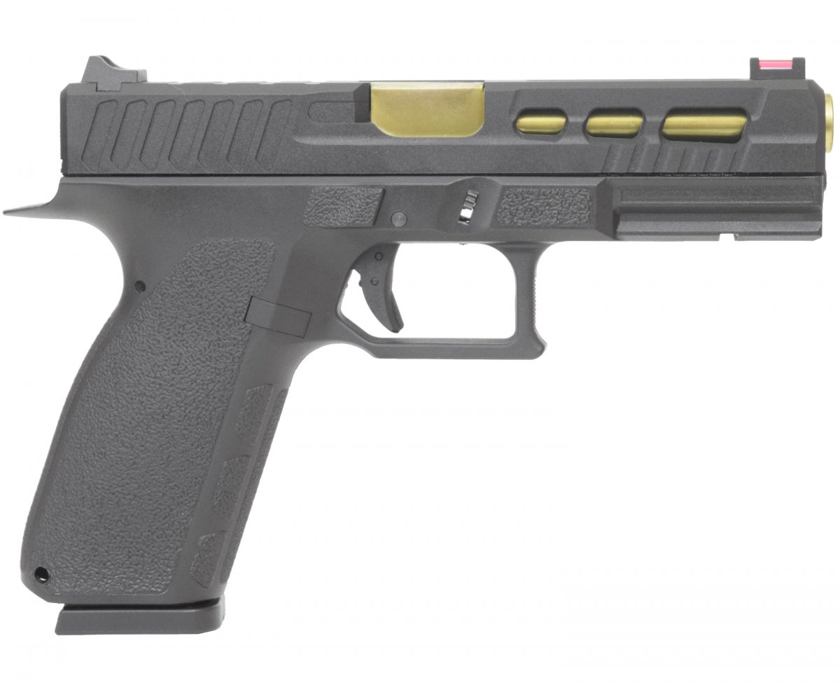 Страйкбольный пистолет KJW KP-13С CUSTOM (GreenGas, CZ-100)
