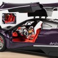 Металлическая машинка Pagani Hyaura / Пагани Уайра 1:18 Purple