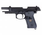 Страйкбольный пистолет WE Beretta M9A1 Rail Black (WE-M008)