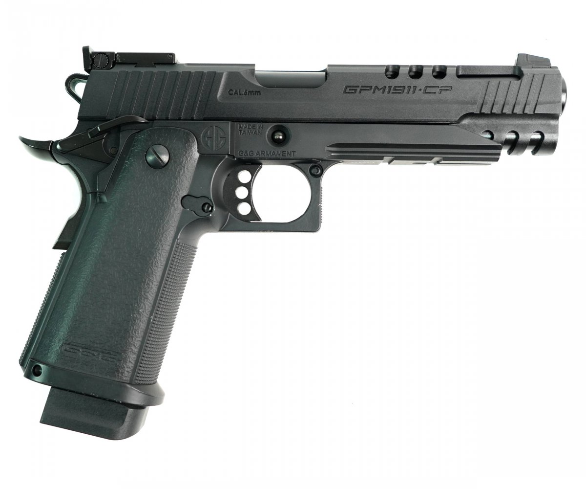 Страйкбольный пистолет G&G Colt M1911 Hi-Capa (GAS-GPM-19C-BBB-ECM)