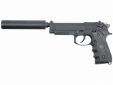 Страйкбольный пистолет GBB KJW M9A1 Beretta M9A1 (M9A1.GAS) Blowback, металл, чёрный