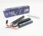 BlueMax 11.1V Lipo 3300mAh 20C трехлепестковый 17*19*130 Аккумулятор BlueMAX Li-Po 11.1V 3300mah 20C, 3 x (128x21x19) мм (триплет)