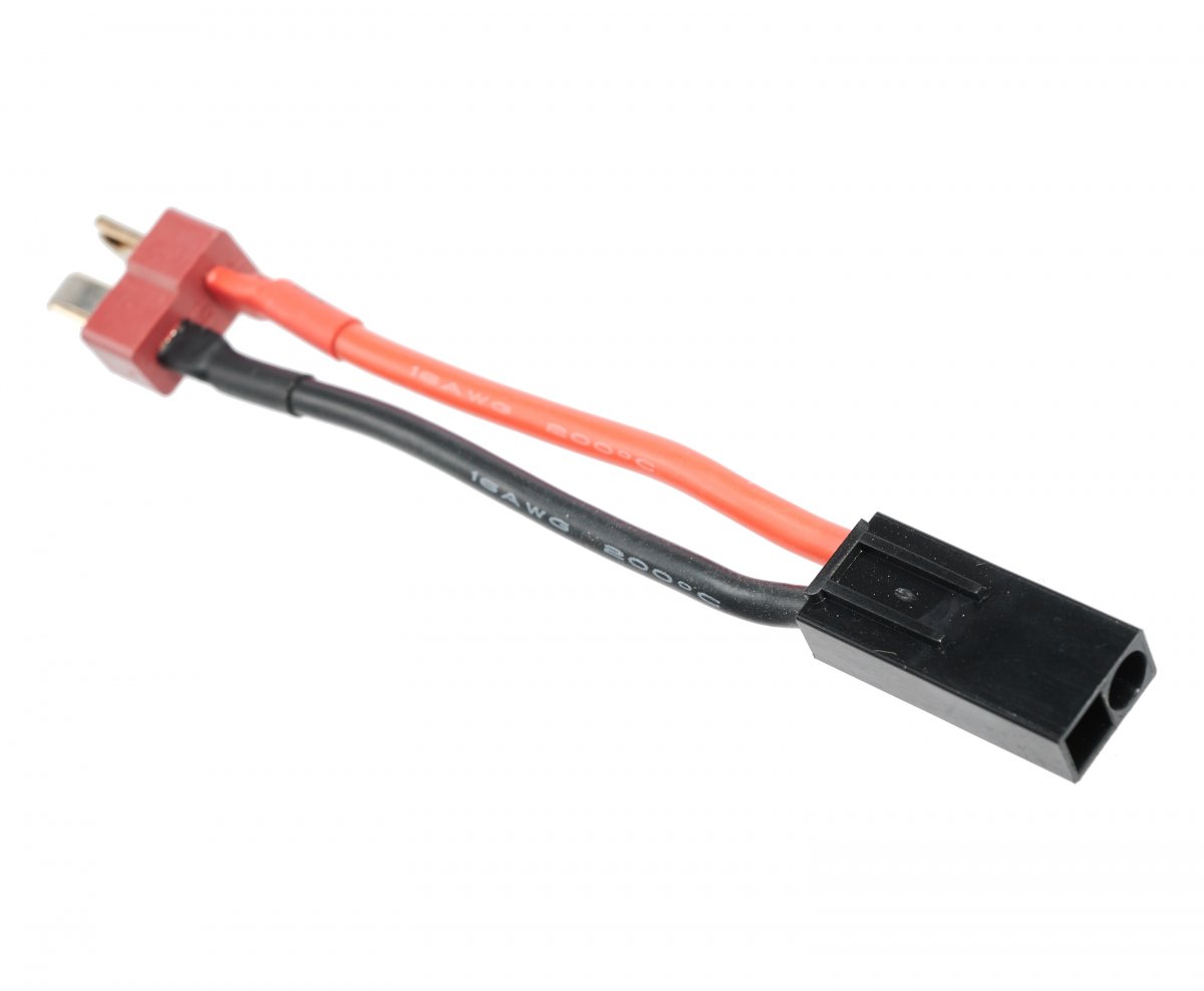 Переходник MK Battery Adapter T-Connector ПАПА — Mini Tamiya МАМА с проводом (арт. AS-BA0074)