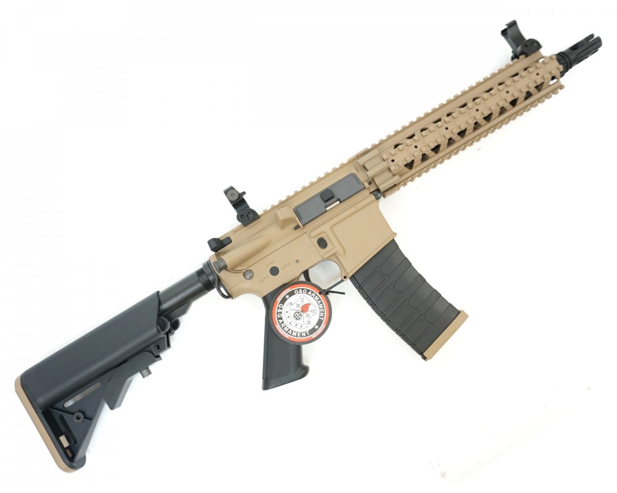 Страйкбольный автомат G&G CM18 MOD1 Desert/Black (EGC-18P-MD1-DNB-NCM)