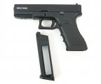 Страйкбольный пистолет KJW Glock G17 CO₂, металл. затвор (KP-17-MS.CO2)