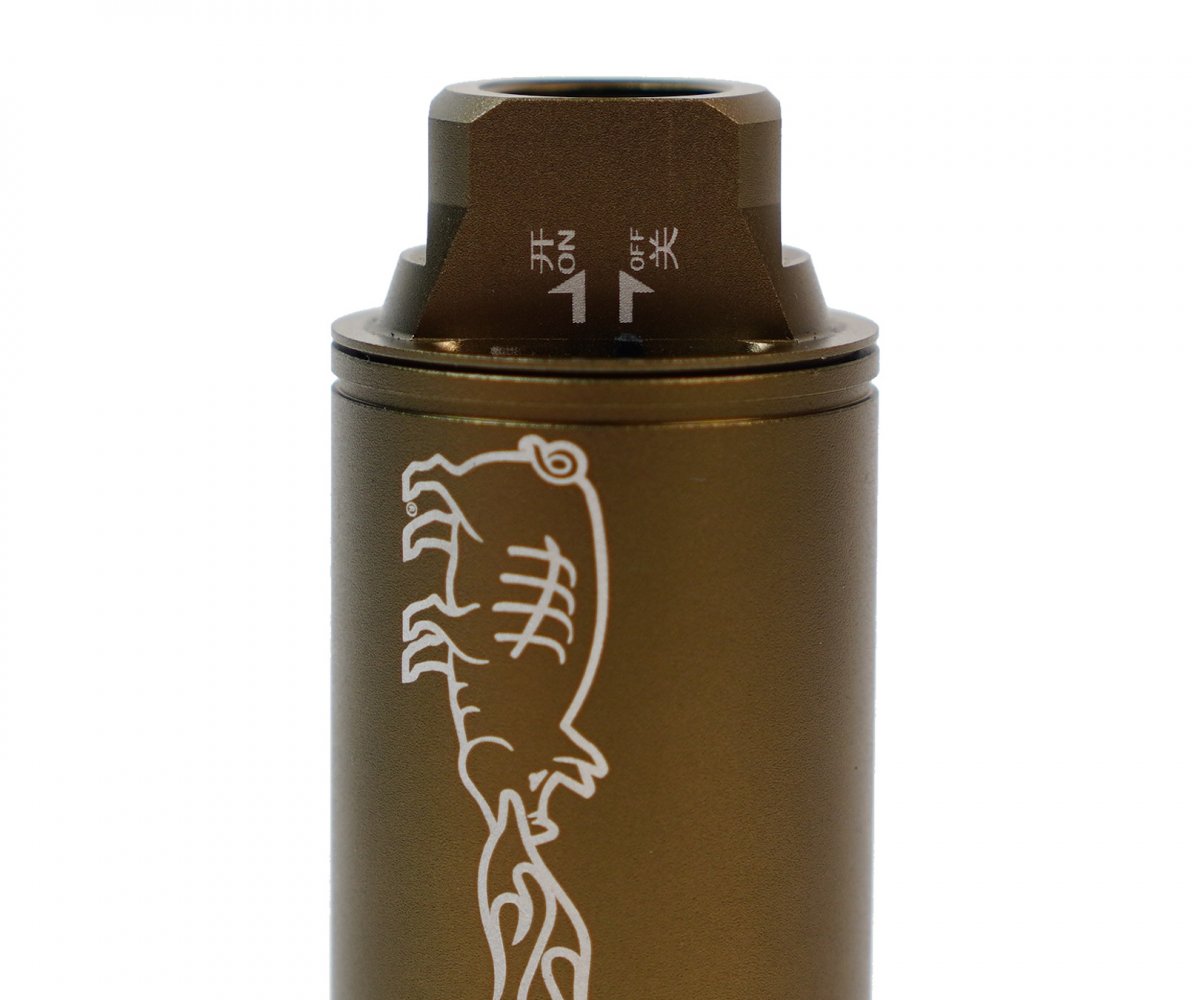 Трассерная насадка с эффектом пламени (Noveske) 80x35мм 14- USB Tan