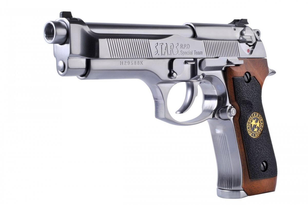 Пистолет ХРОМ Beretta M92 BioHazard S.T.A.R.S