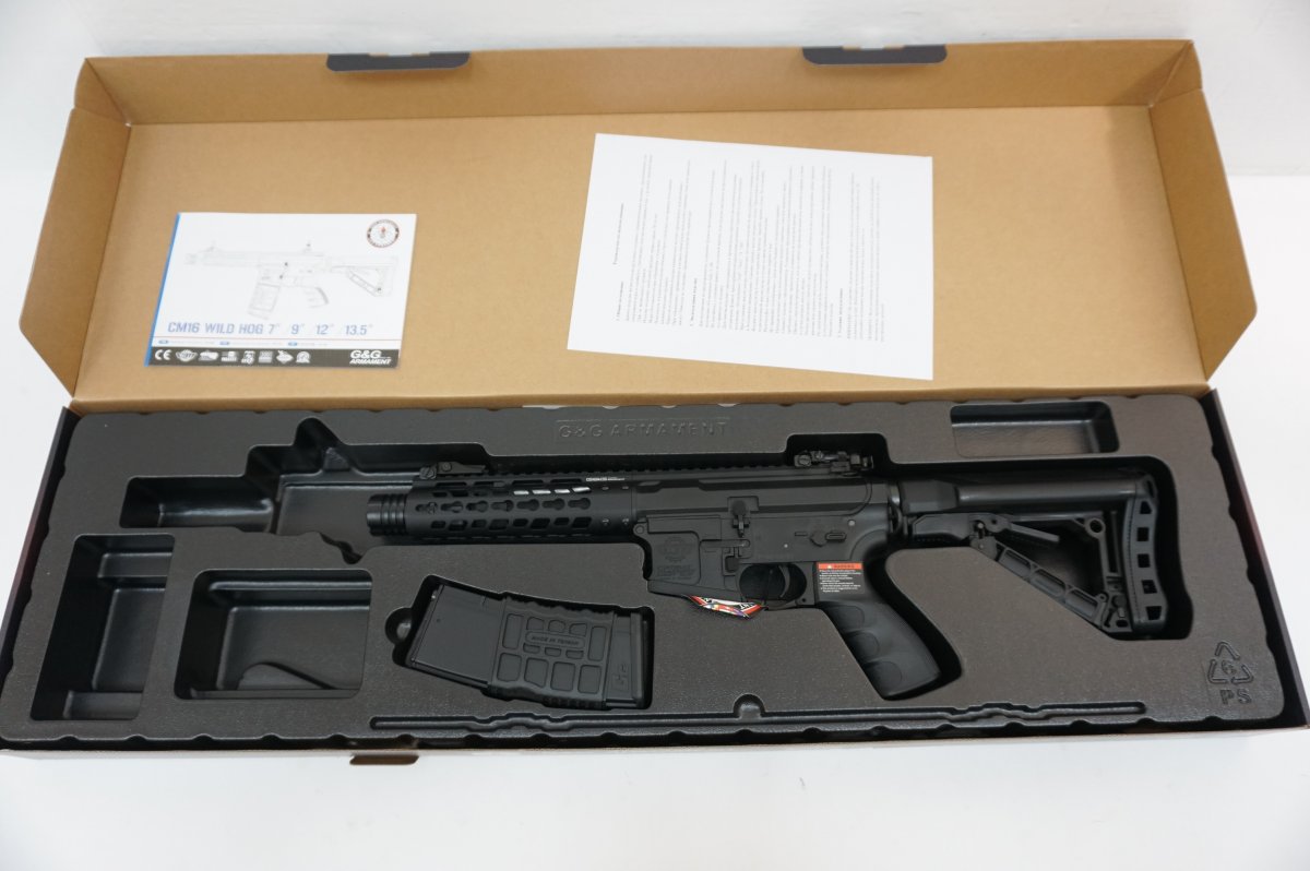 Страйкбольный автомат G&G CM16 Wild Hog 7” (EGC-WLP-007-BNB-NCM)
